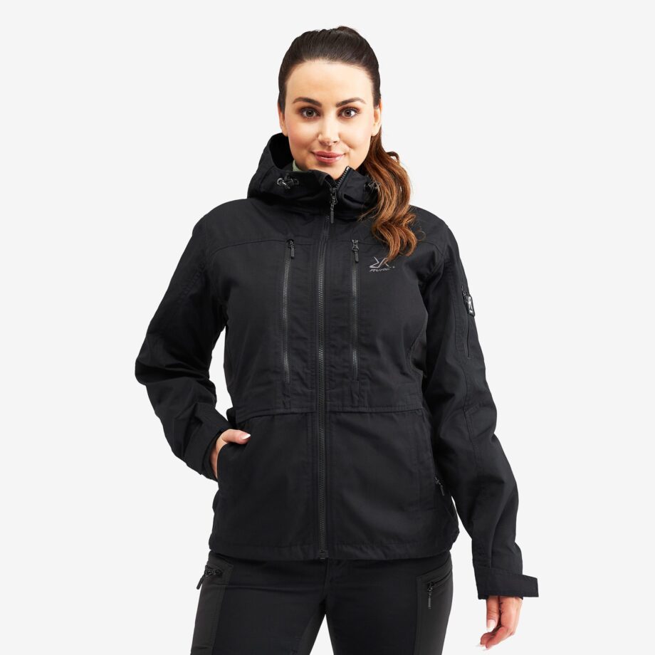 Revolution Race Wander Pro Jacket - Dam - Black, Storlek:L - Skaljacka & Vindjacka