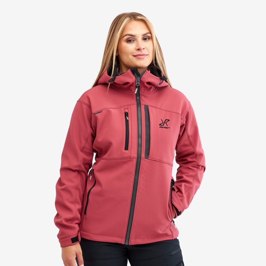 Revolution Race Hiball Jacket - Dam - Earth Red, Storlek:XL - Dam > Jackor > Softshelljackor