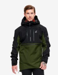 Revolution Race Outdoor Anorak - Herr - Forest Green, Storlek:S - Skaljacka & Vindjacka
