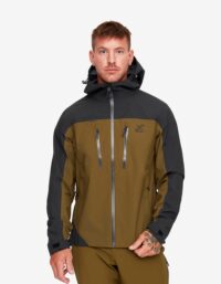 Revolution Race Silence Proshell Jacket - Herr - Dark Olive/Moonless Night, Storlek:XL - Skaljacka & Vindjacka