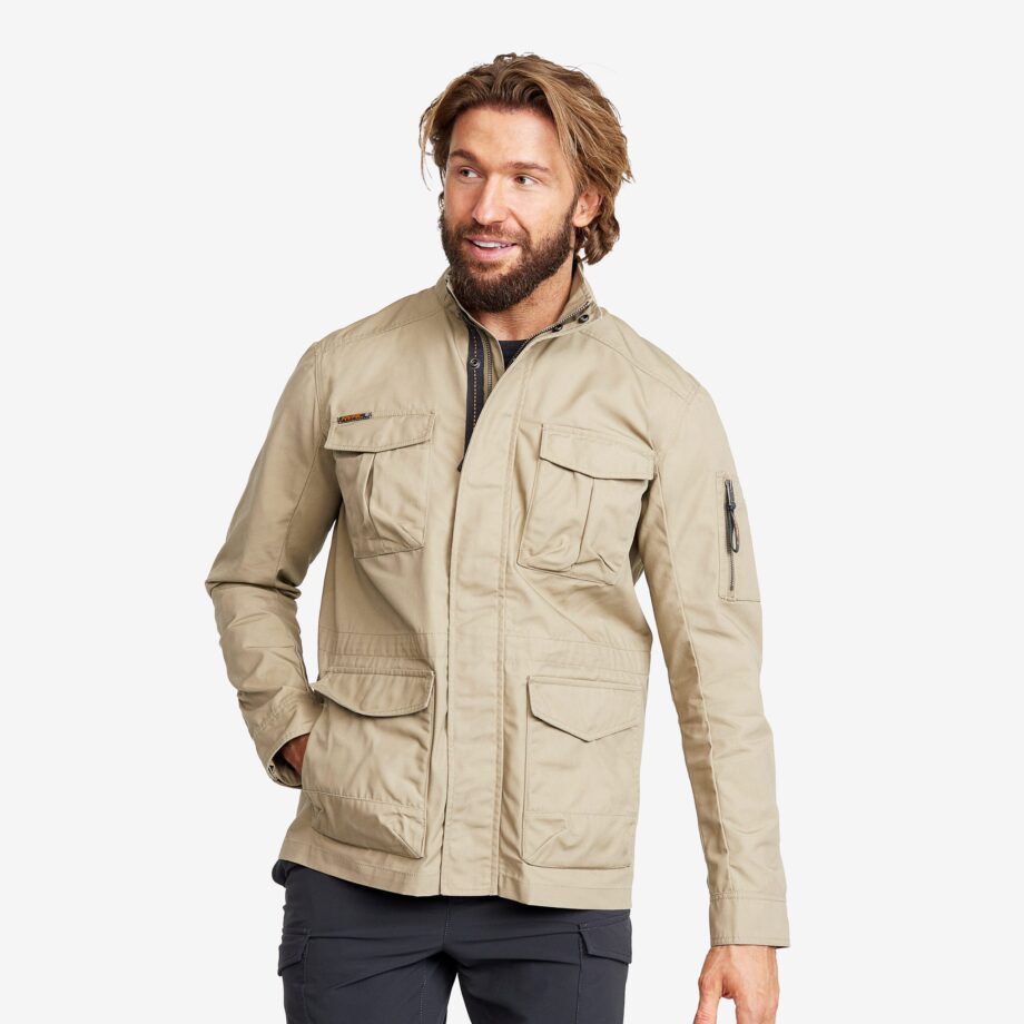 Revolution Race All-Day Jacket - Herr - Khaki, Storlek:M - Skaljacka & Vindjacka