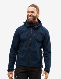 Revolution Race Trail Jacket - Herr - Thunder Blue, Storlek:XL - Jackor > Softshelljackor