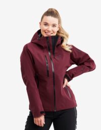 Revolution Race Cyclone Rescue Jacket 2.0 - Dam - Burgundy, Storlek:XL - Skaljacka & Vindjacka