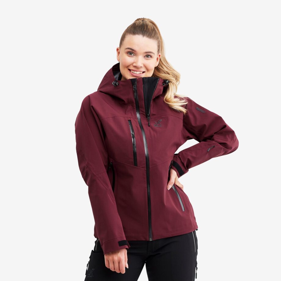 Revolution Race Cyclone Rescue Jacket 2.0 - Dam - Burgundy, Storlek:XL - Skaljacka & Vindjacka