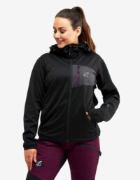 Revolution Race Hybrid Jacket 2.0 - Dam - Black, Storlek:XS - Skaljacka & Vindjacka