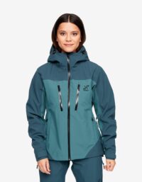 Revolution Race Silence Proshell Jacket - Dam - Ocean Teal, Storlek:XS - Skaljacka & Vindjacka