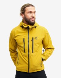 Revolution Race Trail Jacket - Herr - Olive Oil, Storlek:2XL - Jackor > Softshelljackor