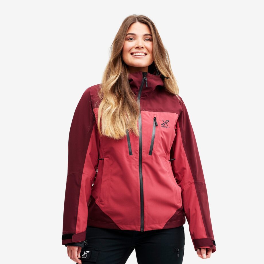 Revolution Race Silence Proshell Jacket - Dam - Earth Red, Storlek:L - Skaljacka & Vindjacka