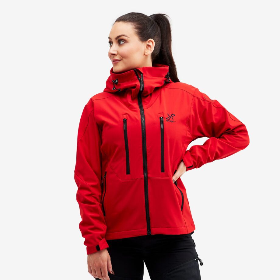 Revolution Race Trail Jacket - Dam - Salsa, Storlek:M - Dam > Jackor > Softshelljackor