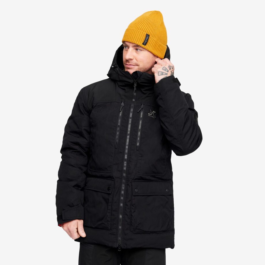 Revolution Race Vinterjackor - Outdoor Parka - Herr - Black, Storlek:XL