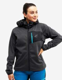 Revolution Race Hybrid Jacket 2.0 - Dam - Anthracite, Storlek:XS - Skaljacka & Vindjacka