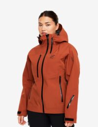 Revolution Race Cyclone Rescue Jacket 2.0 - Dam - Rusty Orange, Storlek:S - Skaljacka & Vindjacka