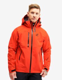 Revolution Race Cyclone Rescue Jacket 2.0 - Herr - Lava, Storlek:S - Skaljacka & Vindjacka