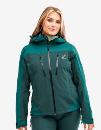 Revolution Race Silence Proshell Jacket - Dam - Deep Teal 2.0, Storlek:L - Skaljacka & Vindjacka