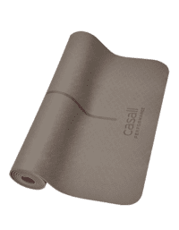 Casall PRF Yoga mat Cushion 4mm - Taupe grey/Pink