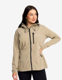 Revolution Race Aspect Wind Jacket - Dam - Khaki, Storlek:M - Dam > Jackor > Träningsjackor