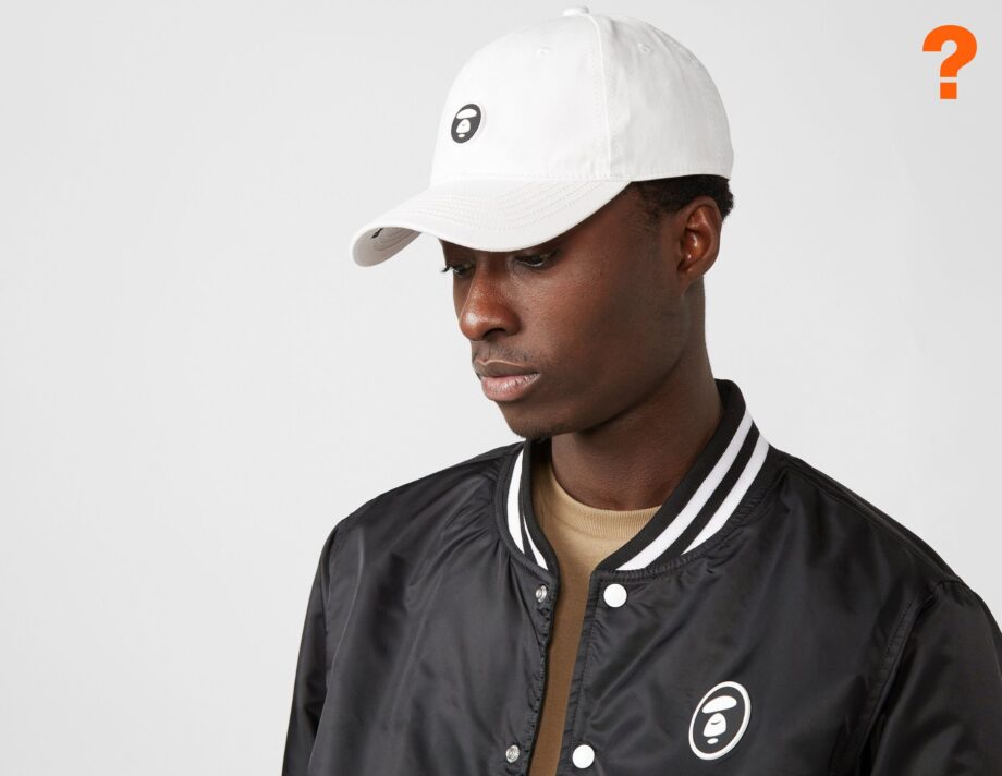AAPE By A Bathing Ape One Point Cap, White