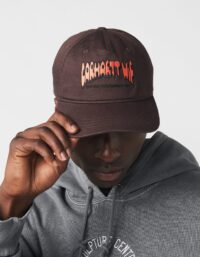 Carhartt WIP Bubble Script Cap, Brown