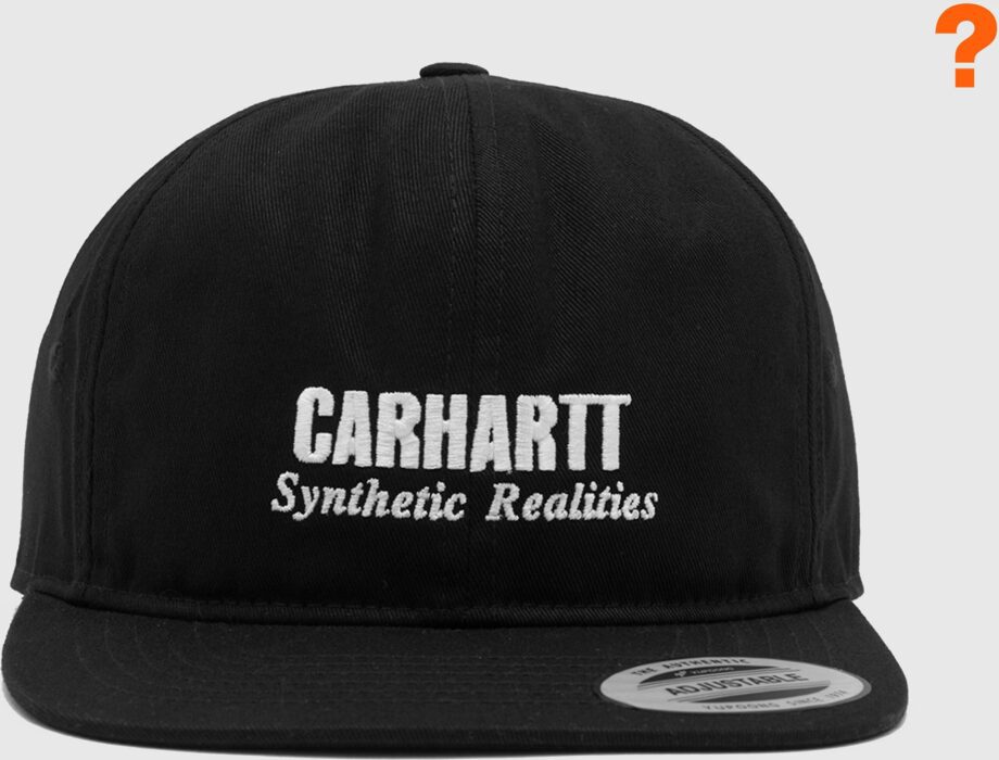 Carhartt WIP Synthetic Realities Cap, Black