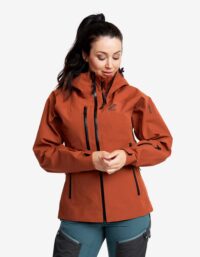 Revolution Race Cyclone Rescue Jacket 2.0 - Dam - Rusty Orange, Storlek:M - Skaljacka & Vindjacka