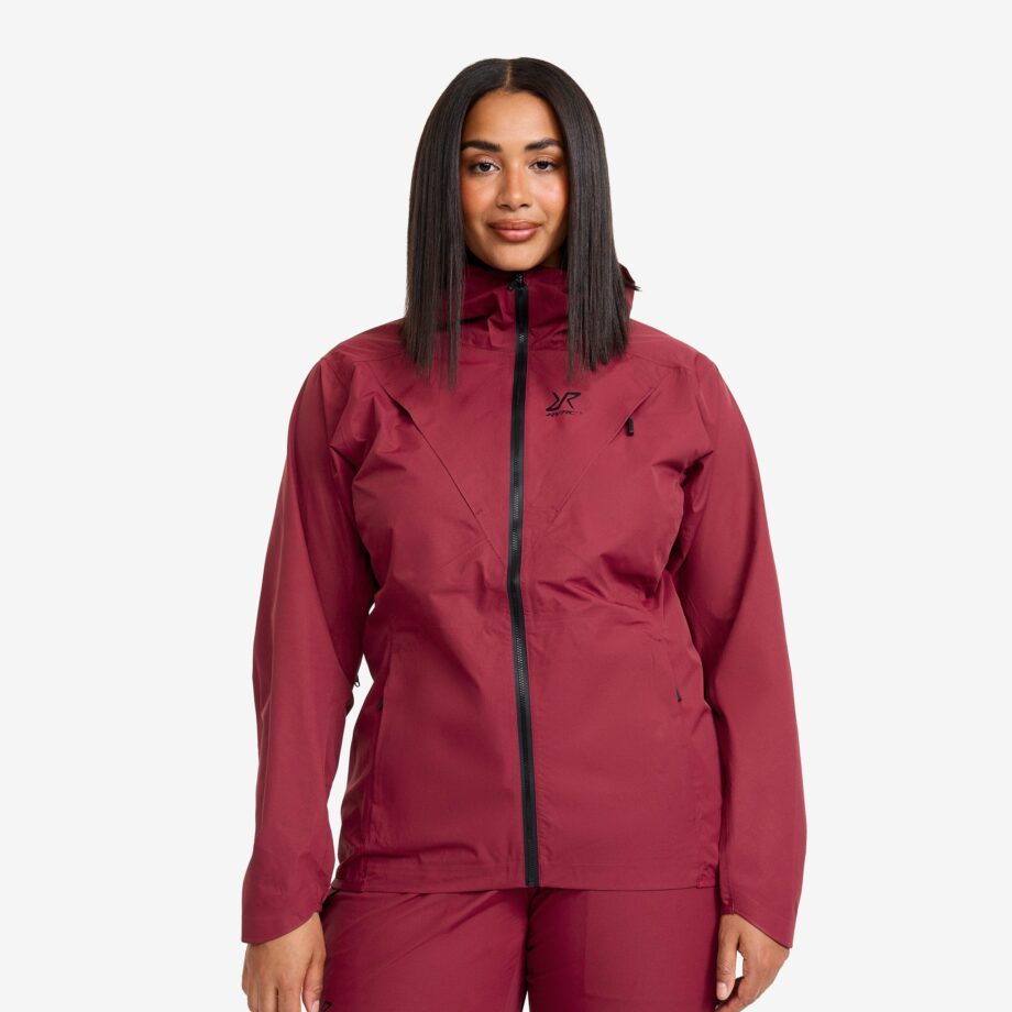 Revolution Race Typhoon Jacket - Dam - Ruby, Storlek:S - Skaljacka & Vindjacka
