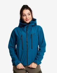 Revolution Race Trail Jacket - Dam - Diesel Blue, Storlek:XL - Dam > Jackor > Softshelljackor