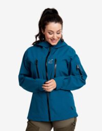 Revolution Race Whisper Jacket - Dam - Diesel Blue, Storlek:S - Skaljacka & Vindjacka
