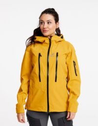 Revolution Race Whisper Jacket - Dam - Lemon Curry, Storlek:S - Skaljacka & Vindjacka