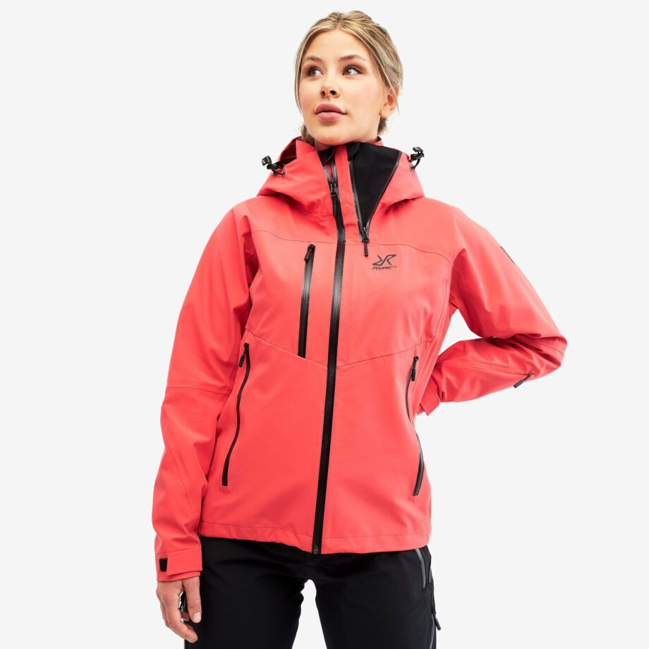 Revolution Race Cyclone Rescue Jacket 2.0 - Dam - Spiced Coral, Storlek:XL - Skaljacka & Vindjacka