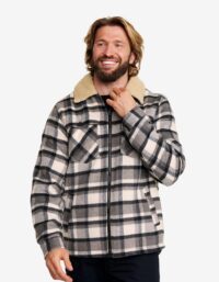 Revolution Race Lumber Jacket - Herr - Tofu/Anthracite, Storlek:L - Vinterjackor