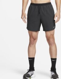 Nike Löparshorts med innerbyxor Nike Dri-FIT Stride 18 cm för män - Svart