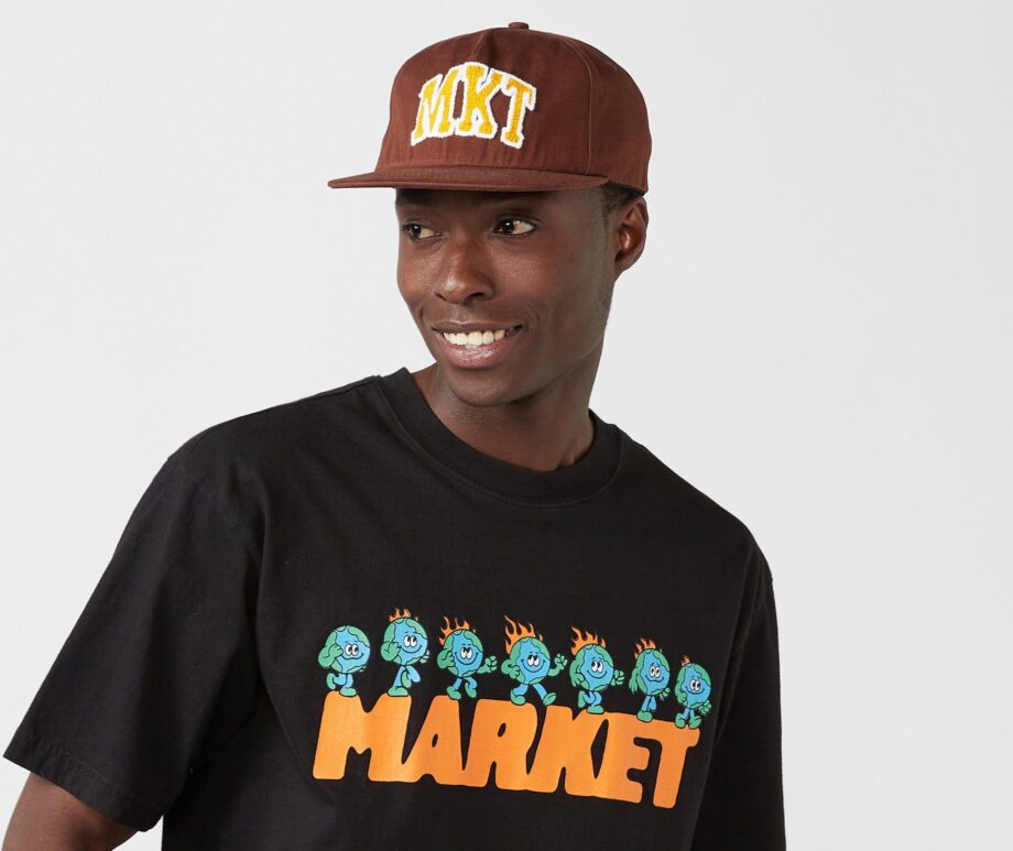 MARKET Arc 5 Panel Cap, Brown