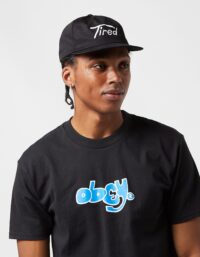 Tired Skateboards Old Mobil 5 Panel Cap, Black