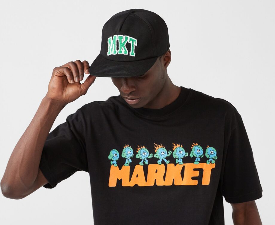 MARKET Arc 5 Panel Cap, Black