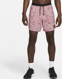 Nike Nike Stride D.Y.E. Löparshorts 18 cm för män - Rosa
