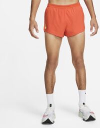 Nike Löparshorts Nike AeroSwift 5 cm för män - Orange
