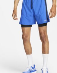 Nike Löparshorts Nike Dri-FIT Stride 2-in-1 13 cm för män - Blå