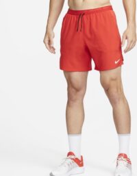Nike Löparshorts med innerbyxor Nike Dri-FIT Stride 18 cm för män - Röd