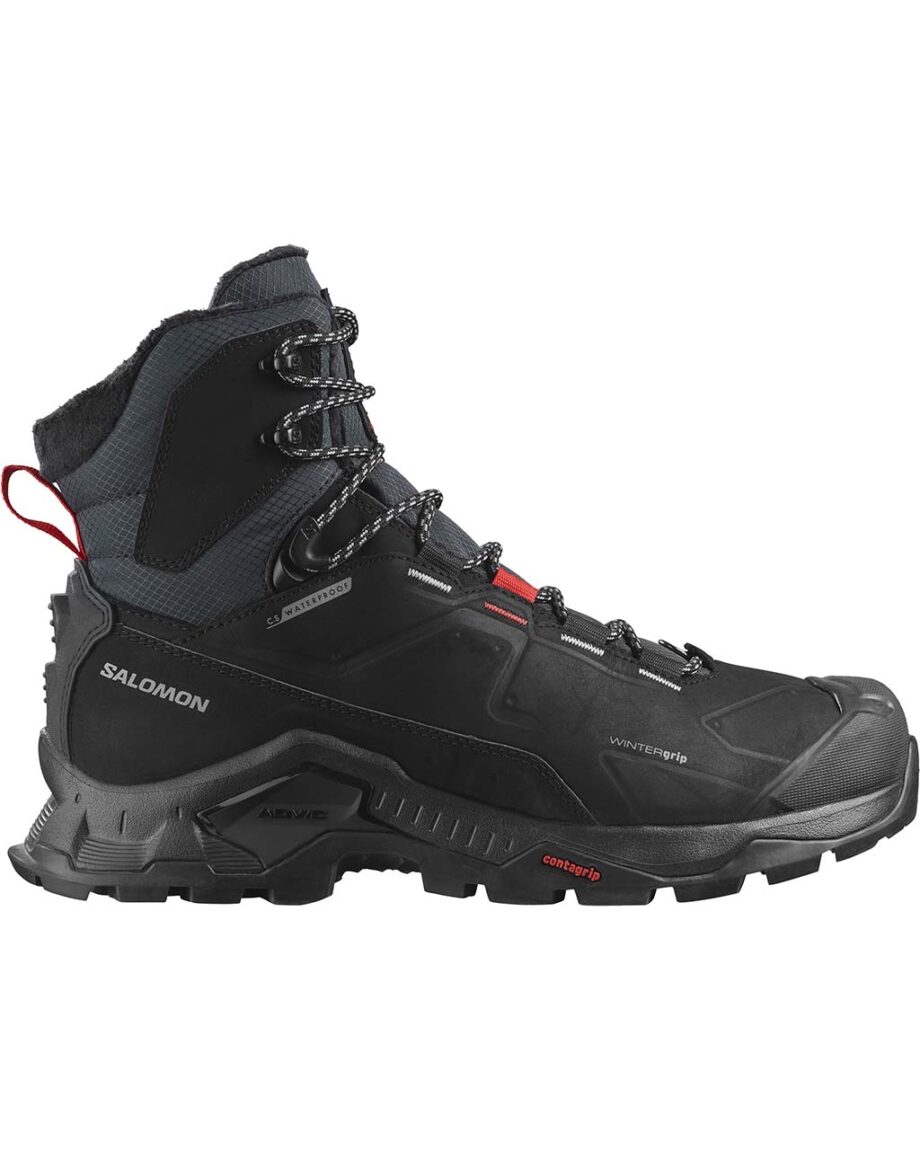 Salomon Quest Winter TS CSWP Black/Goji Berry/Monument (Storlek 12 UK)