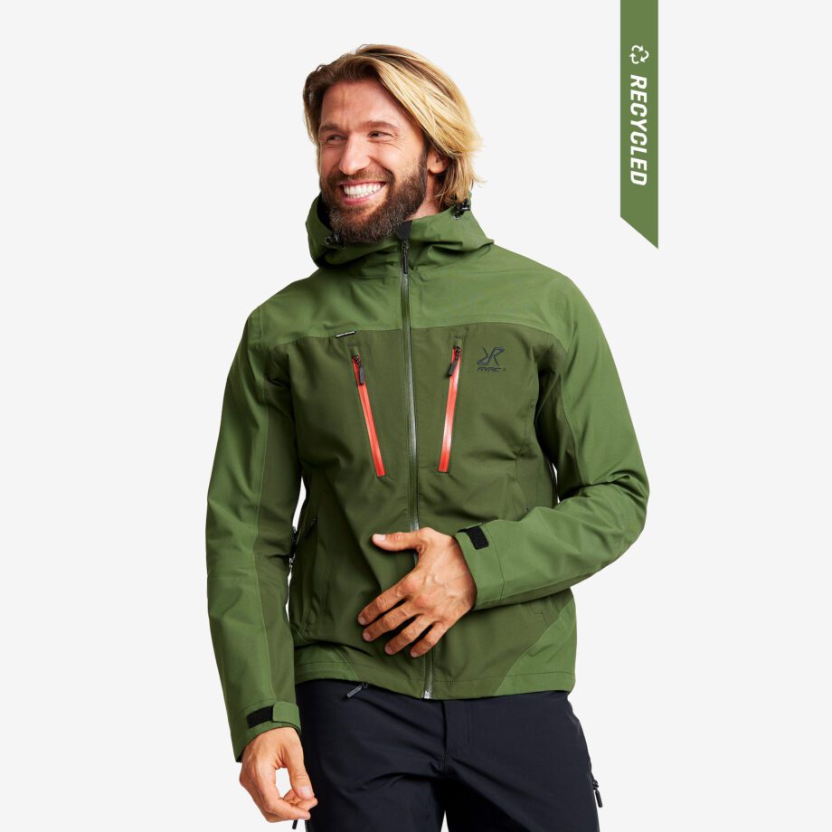 Revolution Race Silence Proshell 3L Jacket - Herr - Forest Green, Storlek:XS - Skaljacka & Vindjacka