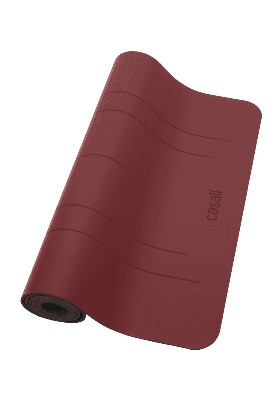 Casall Yoga Mat Grip & Cushion III 5mm - Evening Red