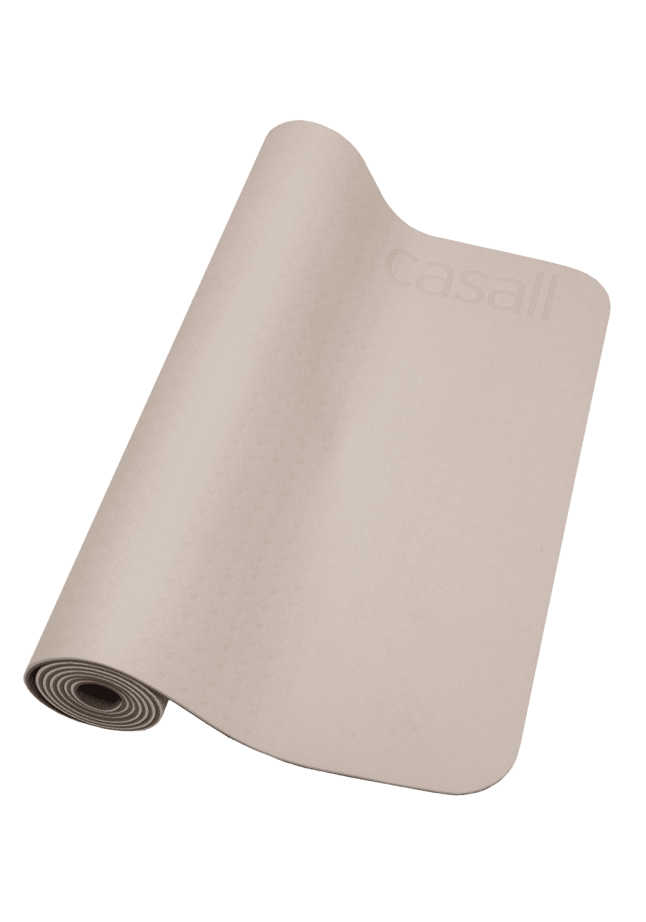 Casall Yoga Mat Position 4mm - Sand/grounded brown