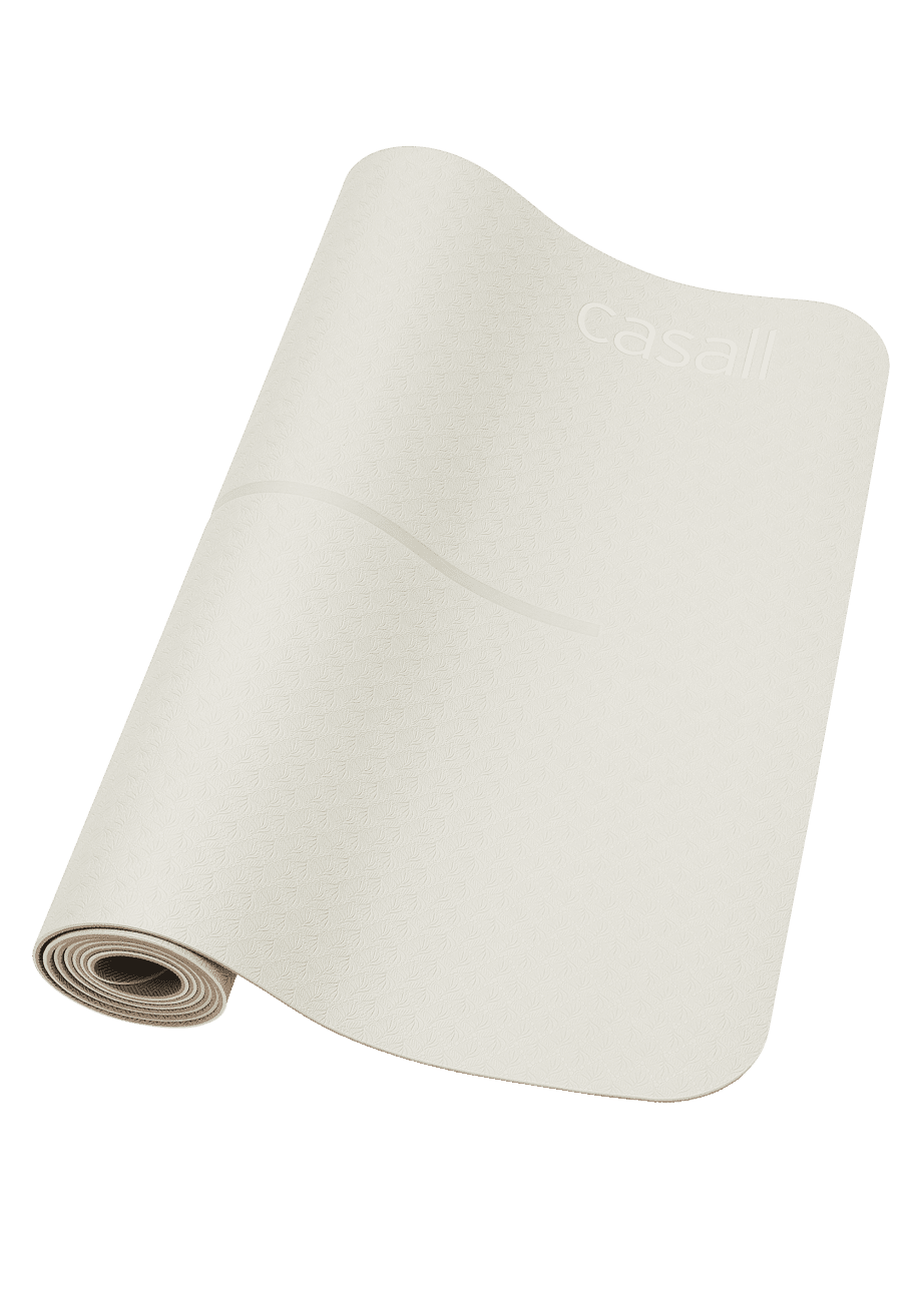 Casall Yoga mat position 4mm - Light Sand/Clay Brown