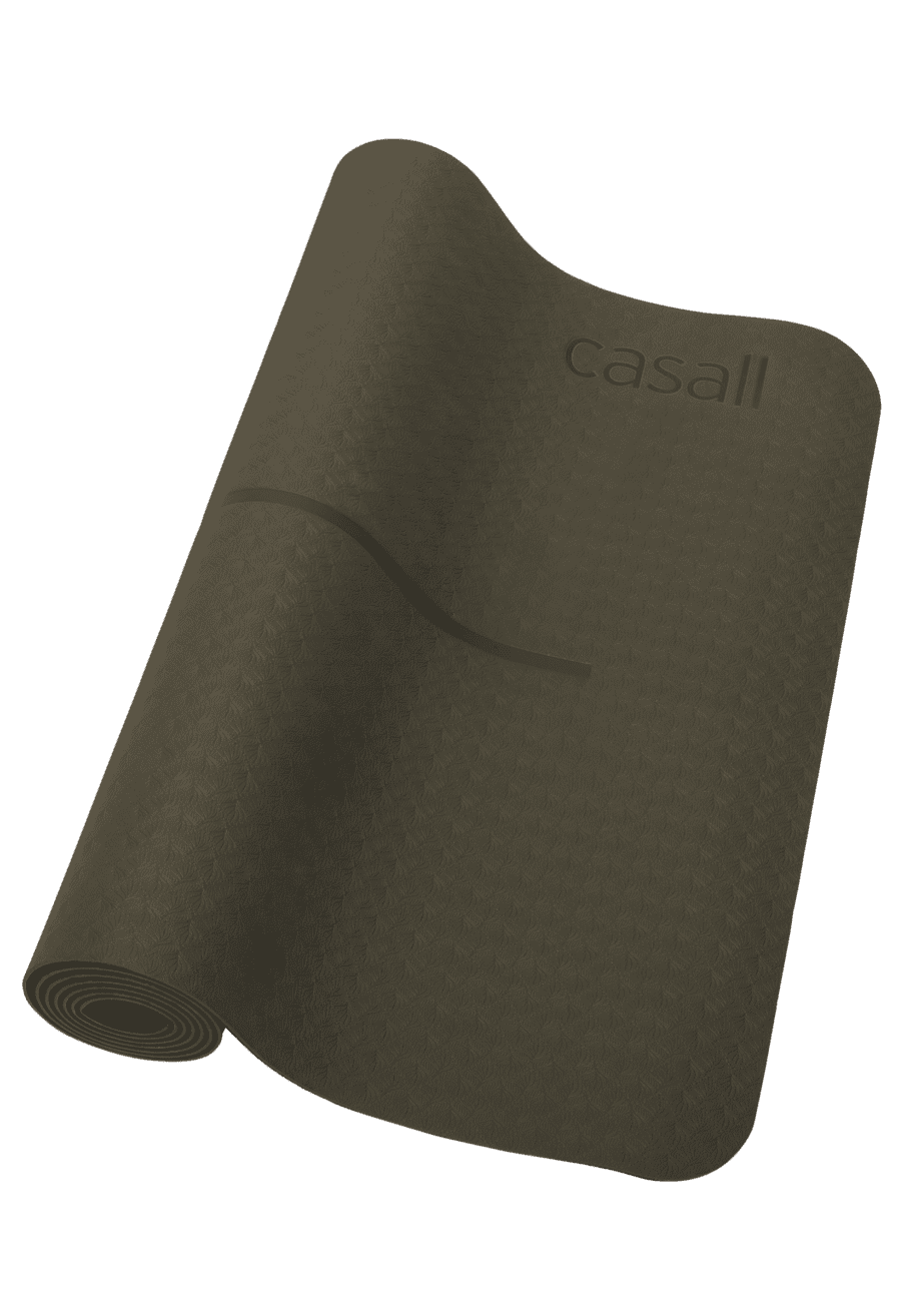 Casall Yoga mat position 4mm - Forest Green/Black