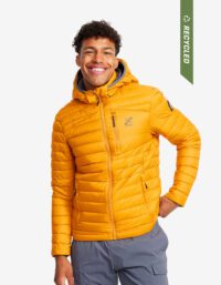 Revolution Race Helium Down Jacket - Herr - Golden Yellow, Storlek:L - Vinterjackor