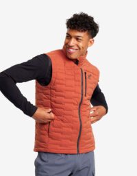 Revolution Race Flex Stretch Down Vest - Herr - Rusty Orange, Storlek:L - Jackor > Västar