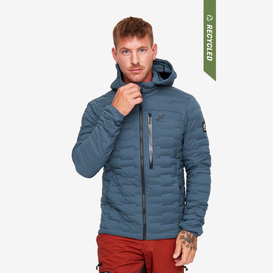 Revolution Race Flex Stretch Down Jacket - Herr - Moonlit Ocean, Storlek:S - Vinterjackor