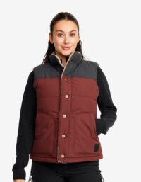 Revolution Race Rollick Reversible Vest - Dam - Earth, Storlek:XL - Västar