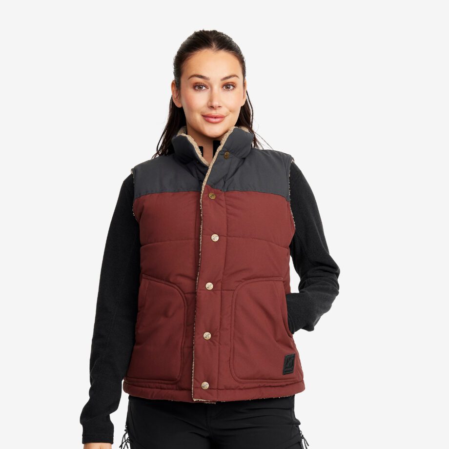 Revolution Race Rollick Reversible Vest - Dam - Earth, Storlek:XL - Västar