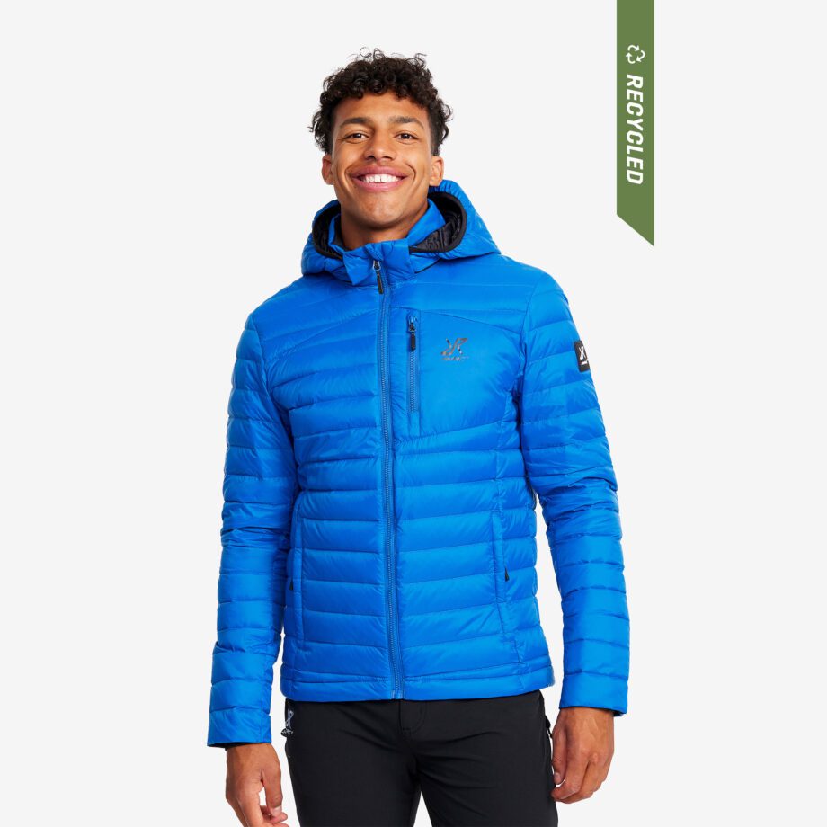 Revolution Race Helium Down Jacket - Herr - Classic Blue, Storlek:XL - Vinterjackor